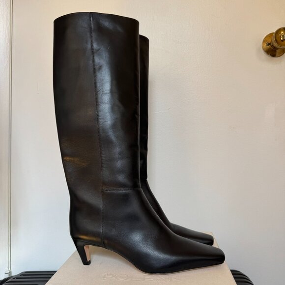New Reformation Remy Knee Boot in Black Size 7 - Picture 3 of 17